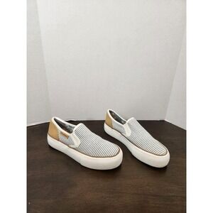 Tommy Bahama Slip On Sneakers Striped Casual Comfort Shoes Size 8.5‎
